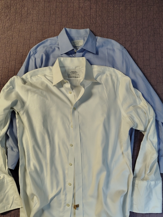 Charles Tyrwhitt Other - LOT 2 Charles Tyrwhitt Non-Iron Slim Fit Dress Shirts 17/35 French Cuff